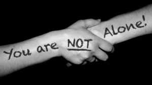 You are not alone inspirational picture